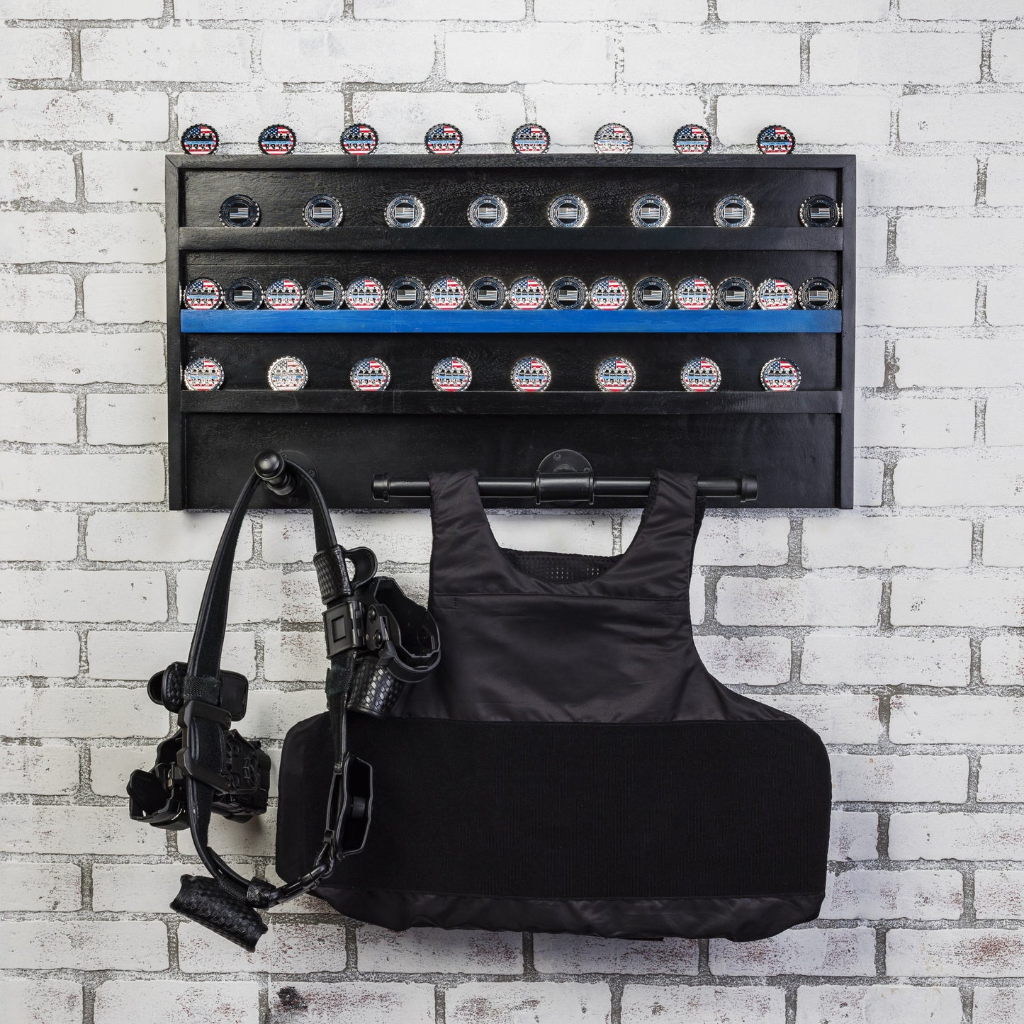 Challenge Coin Gear Rack
