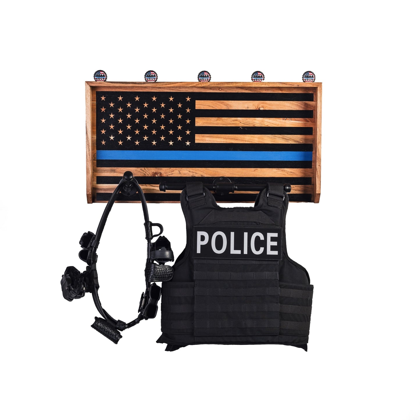 Vest carrier law enforcement officers use for body armor storage