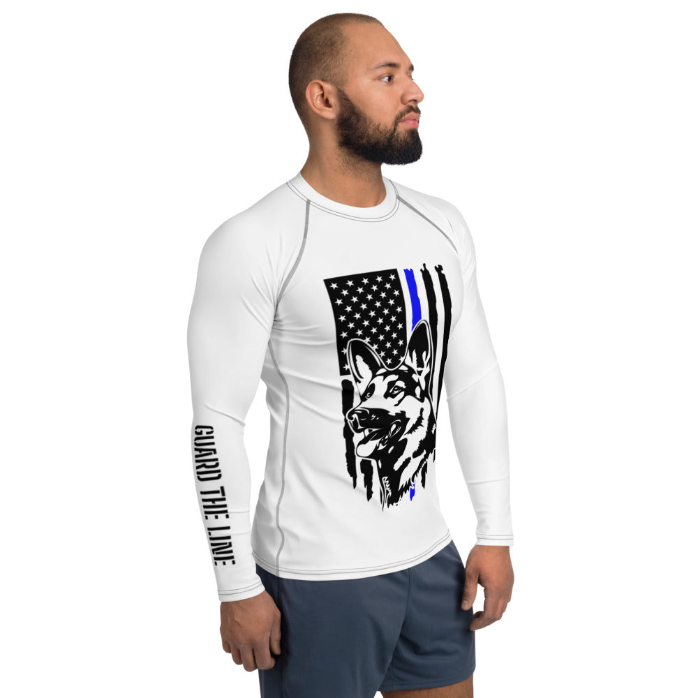 K9 Blue Line Men's Rash Guard