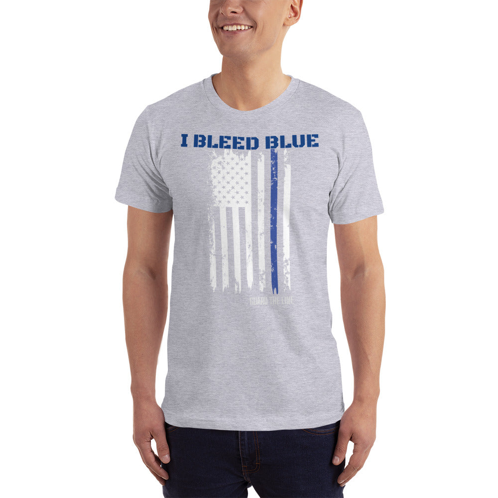 I Bleed Blue Flag Tee