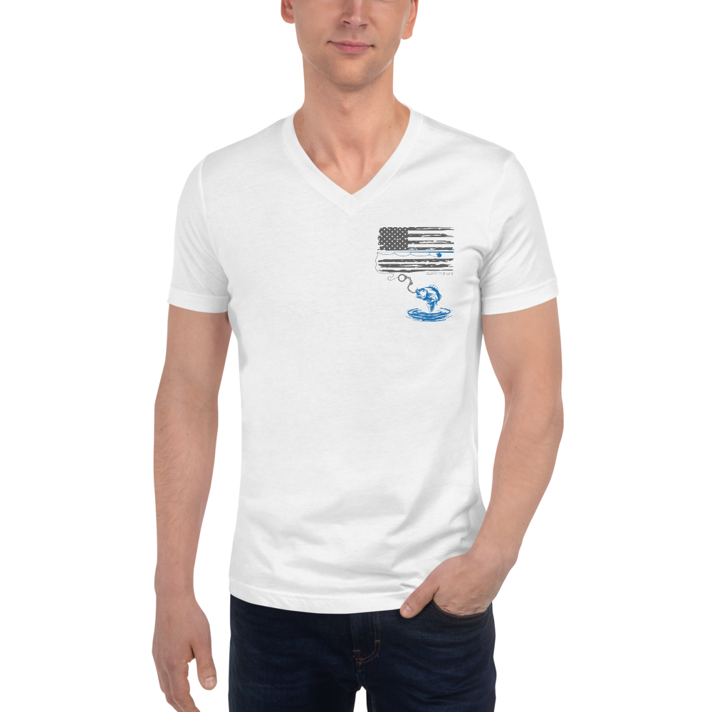 Caught and Cuffed Short Sleeve V-Neck