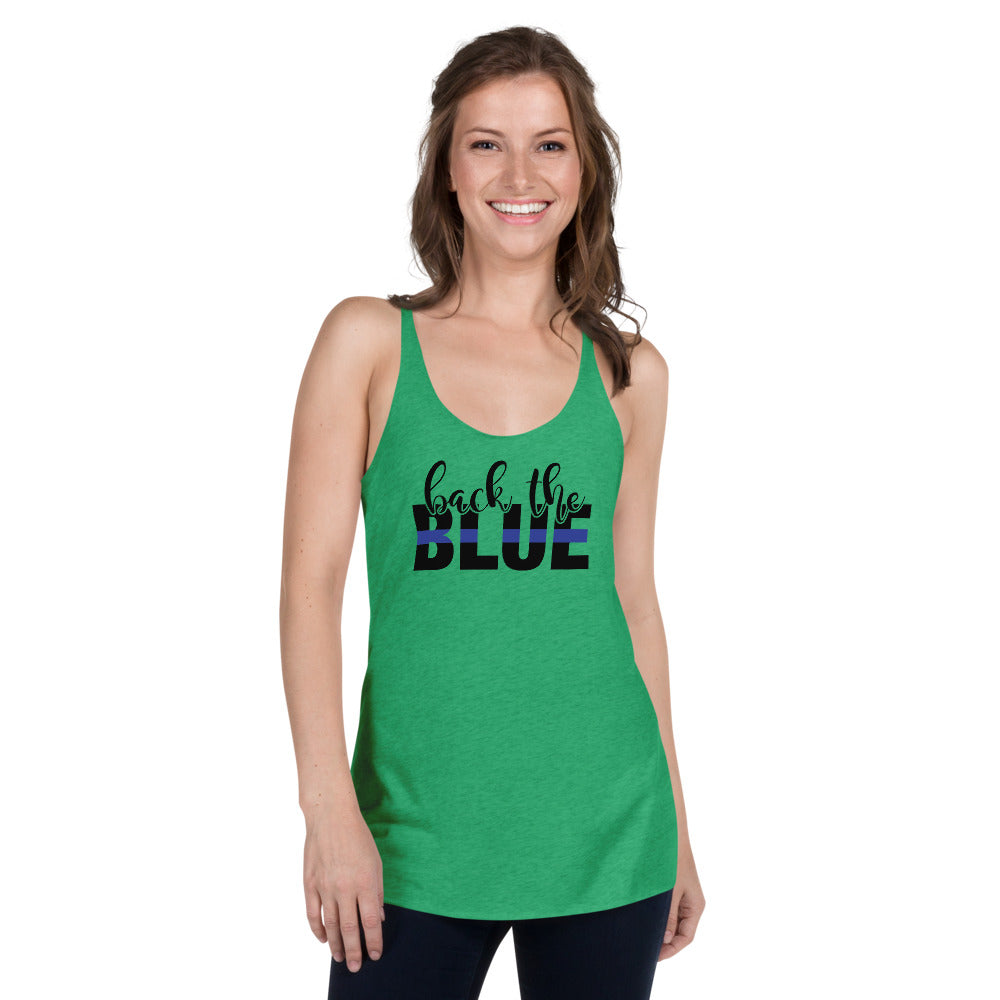 Back The Blue Tank Top