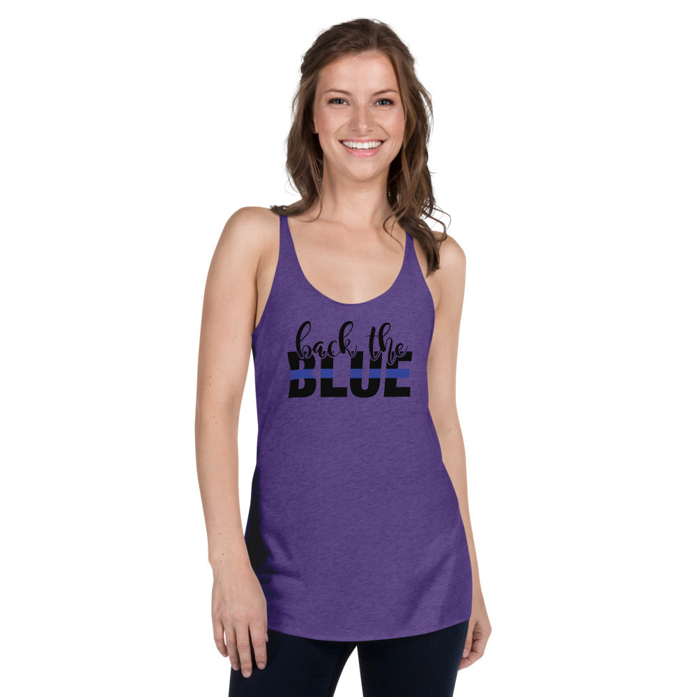 Back The Blue Tank Top