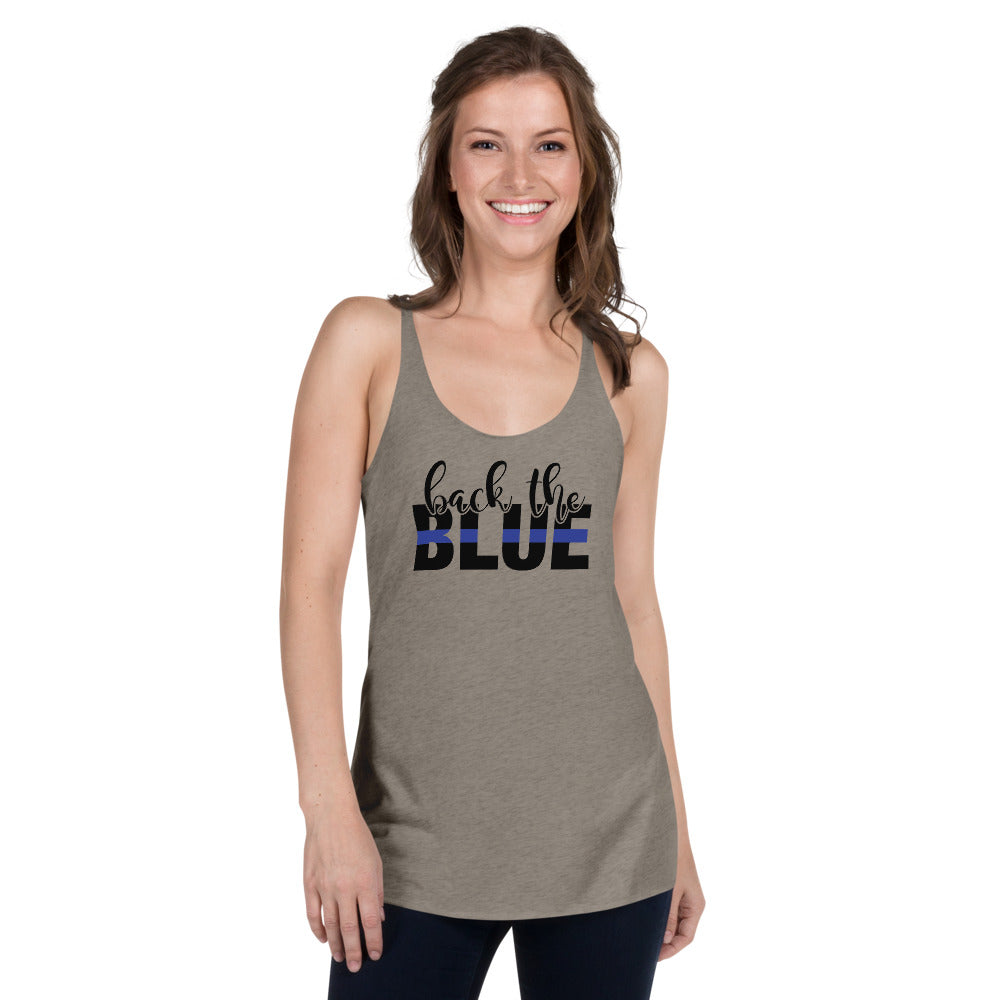 Back The Blue Tank Top