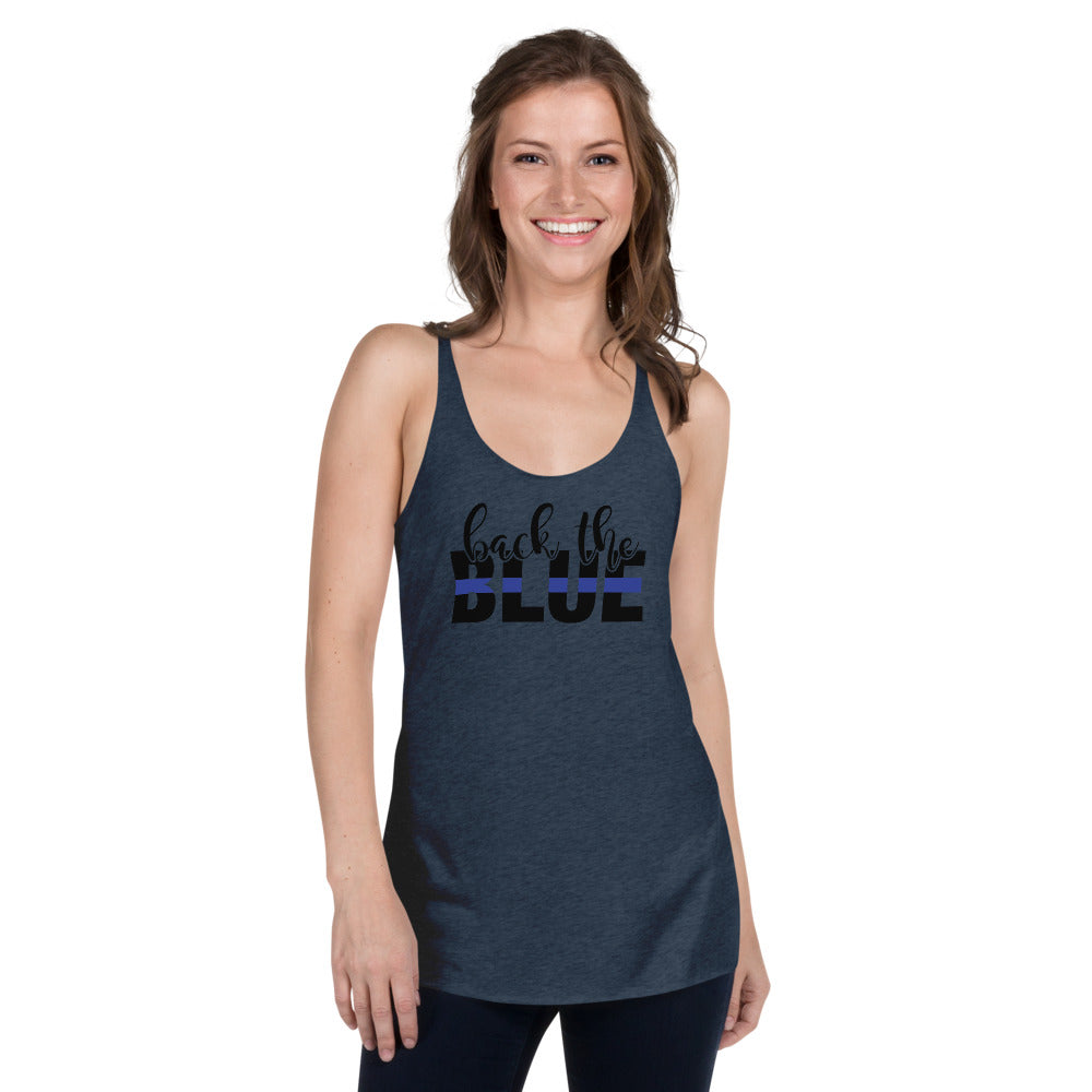 Back The Blue Tank Top