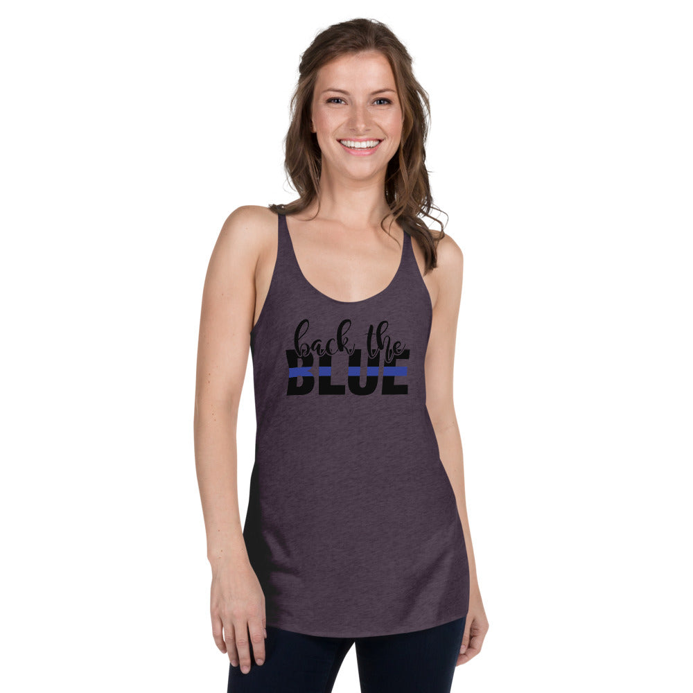 Back The Blue Tank Top