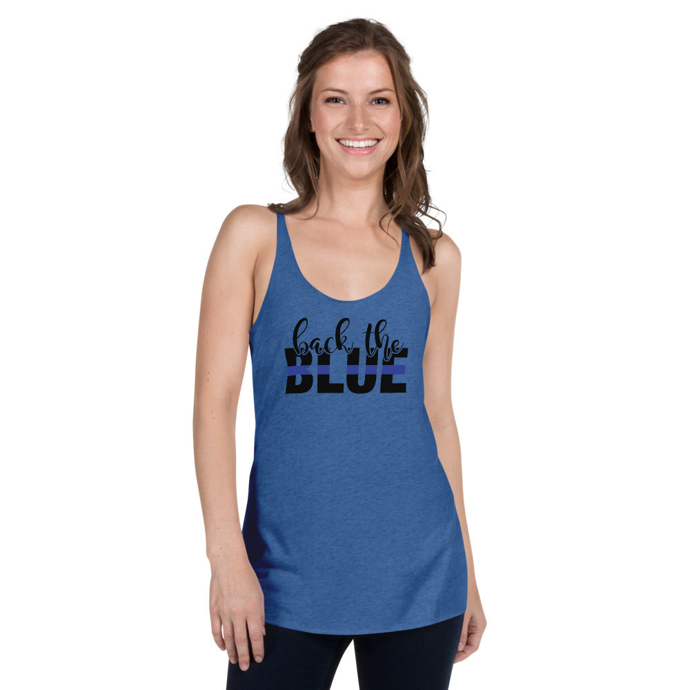 Back The Blue Tank Top