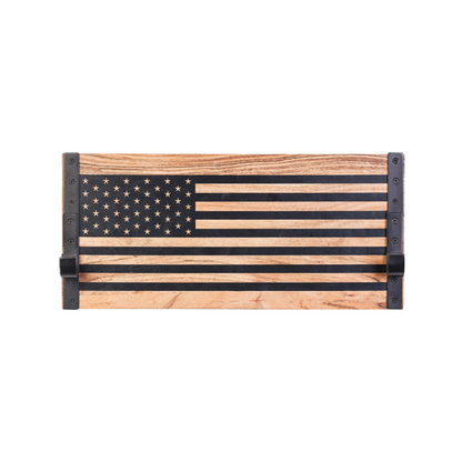 American Flag Rifle Rack - Guard The Line