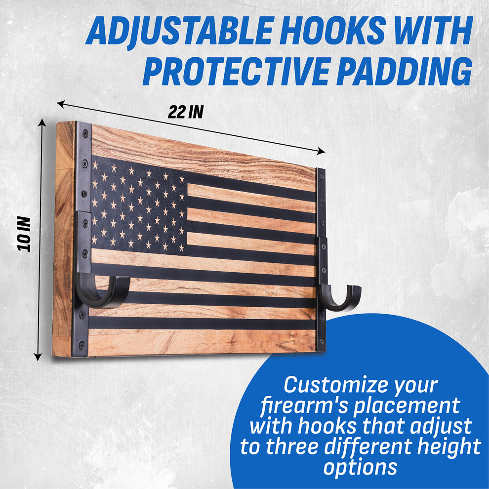 American Flag Rifle Rack - Guard The Line – GuardTheLine