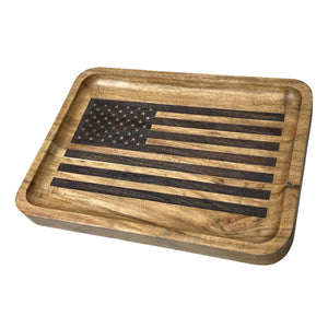 American Flag Valet Tray - Guard The Line