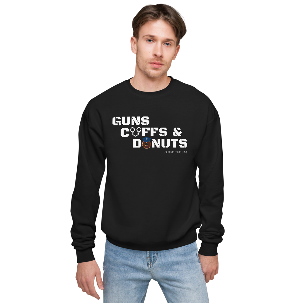 Guns Cuffs Donuts Crewneck Sweater