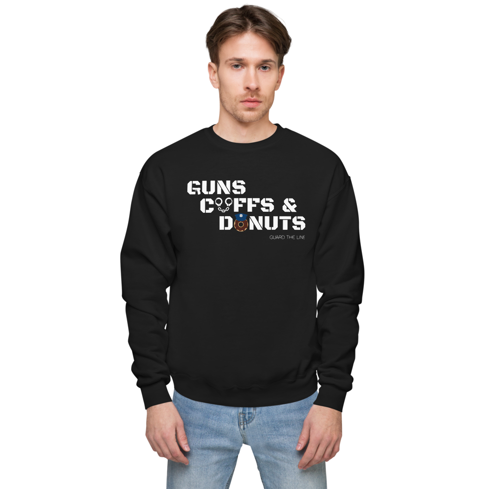 Guns Cuffs Donuts Crewneck Sweater