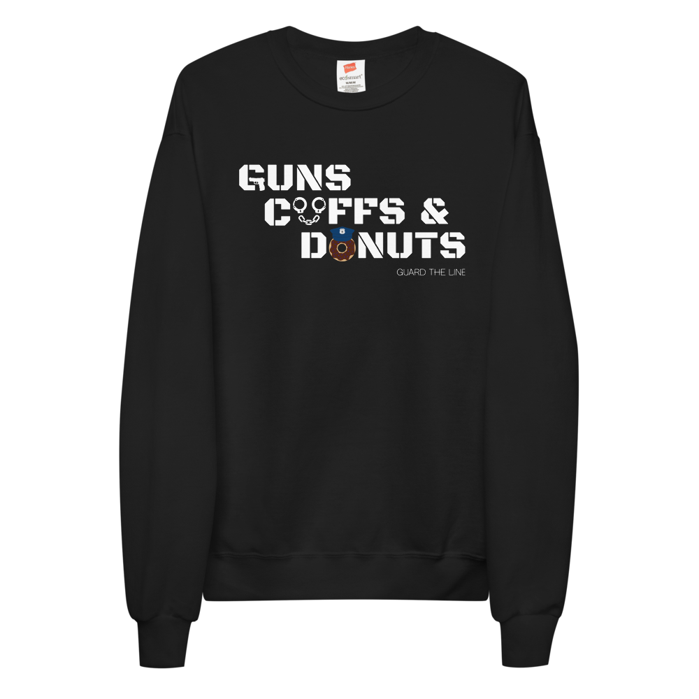 Guns Cuffs Donuts Crewneck Sweater