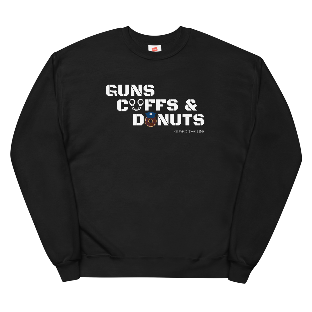 Guns Cuffs Donuts Crewneck Sweater