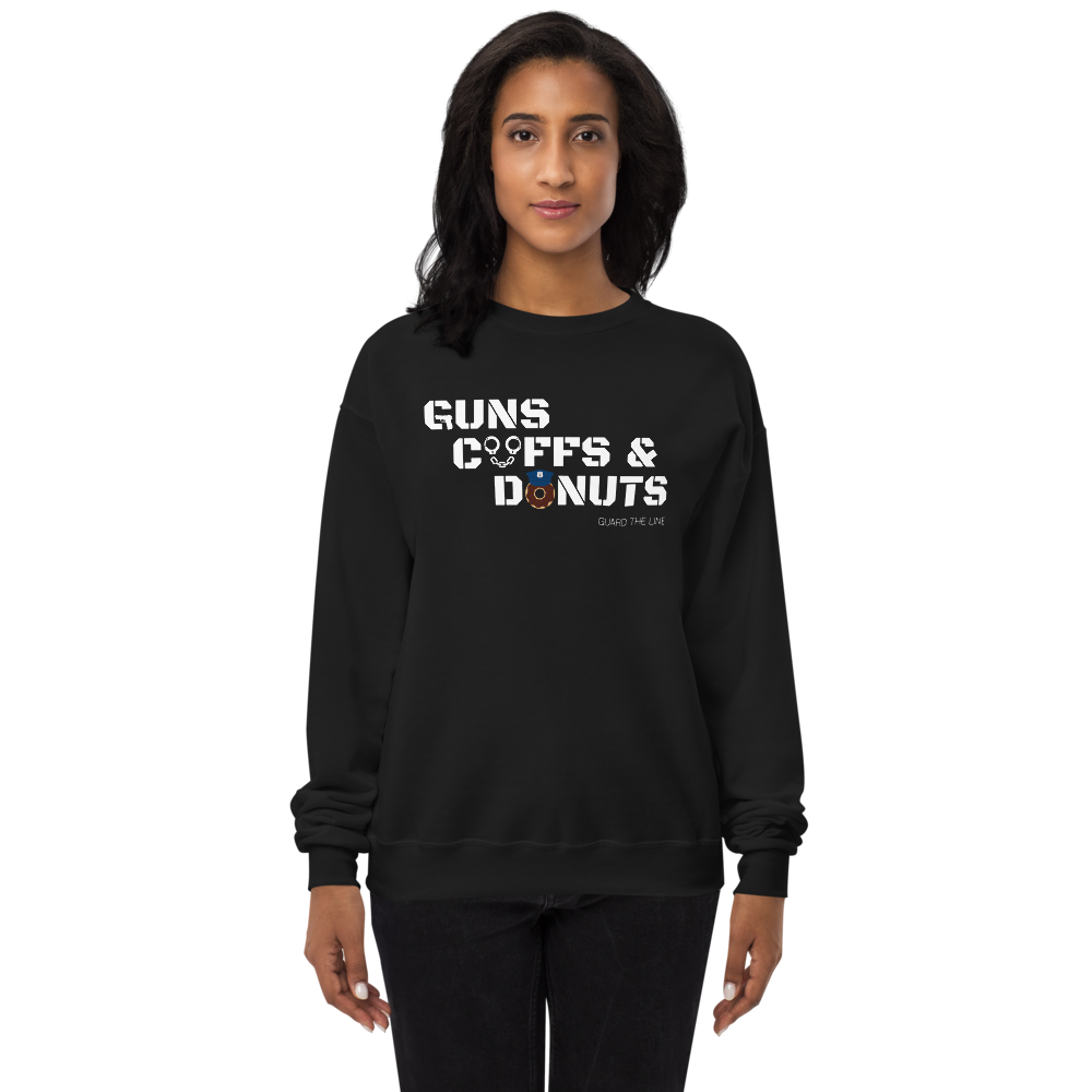 Guns Cuffs Donuts Crewneck Sweater