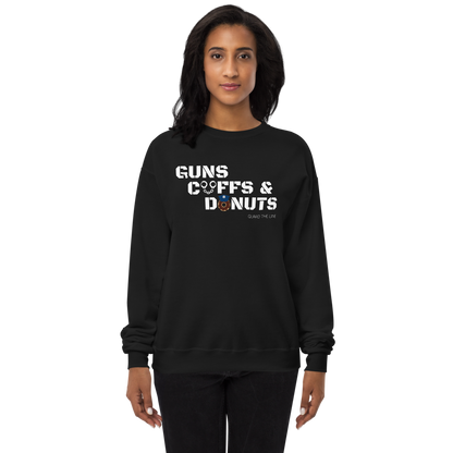 Guns Cuffs Donuts Crewneck Sweater